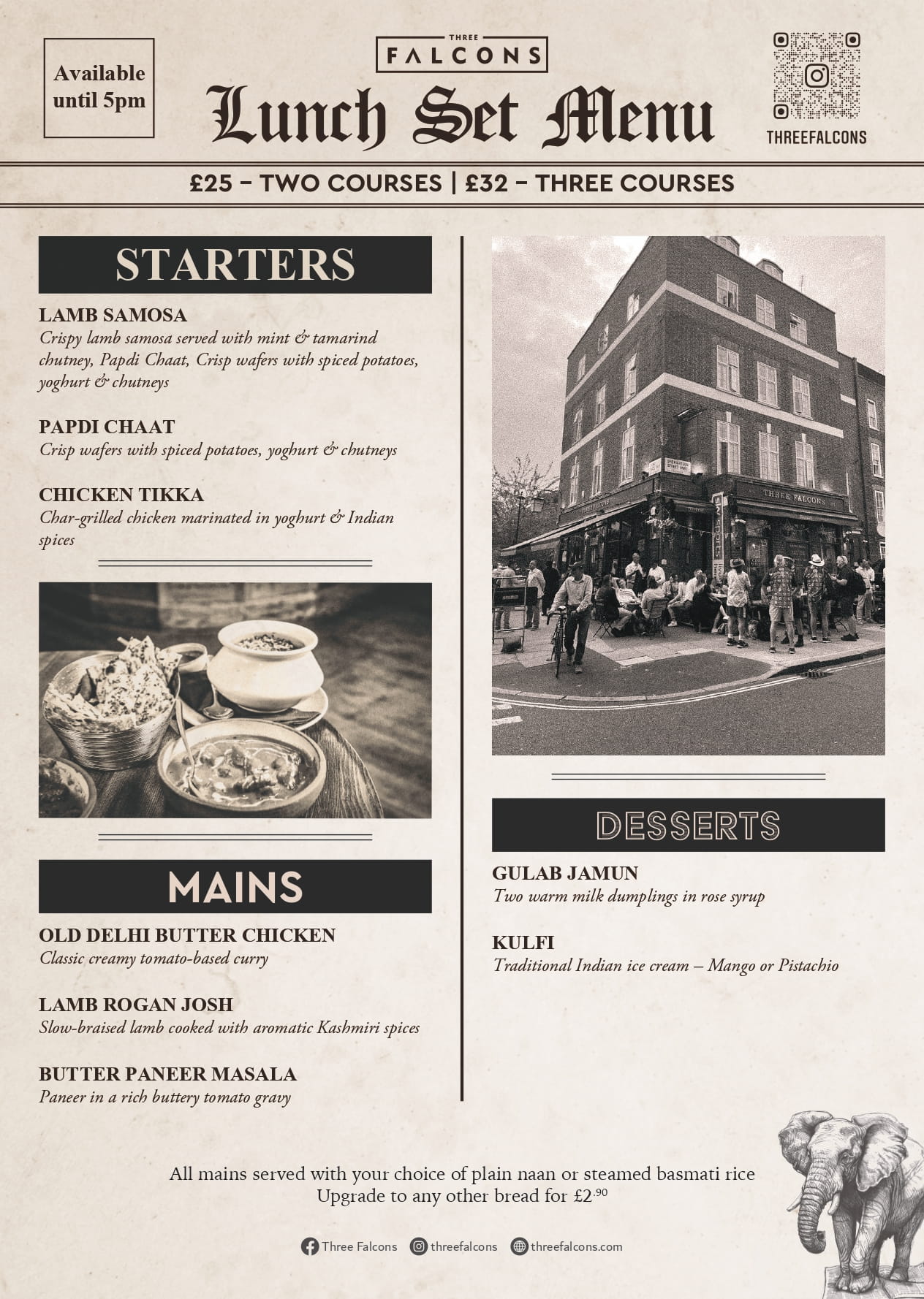 set menu